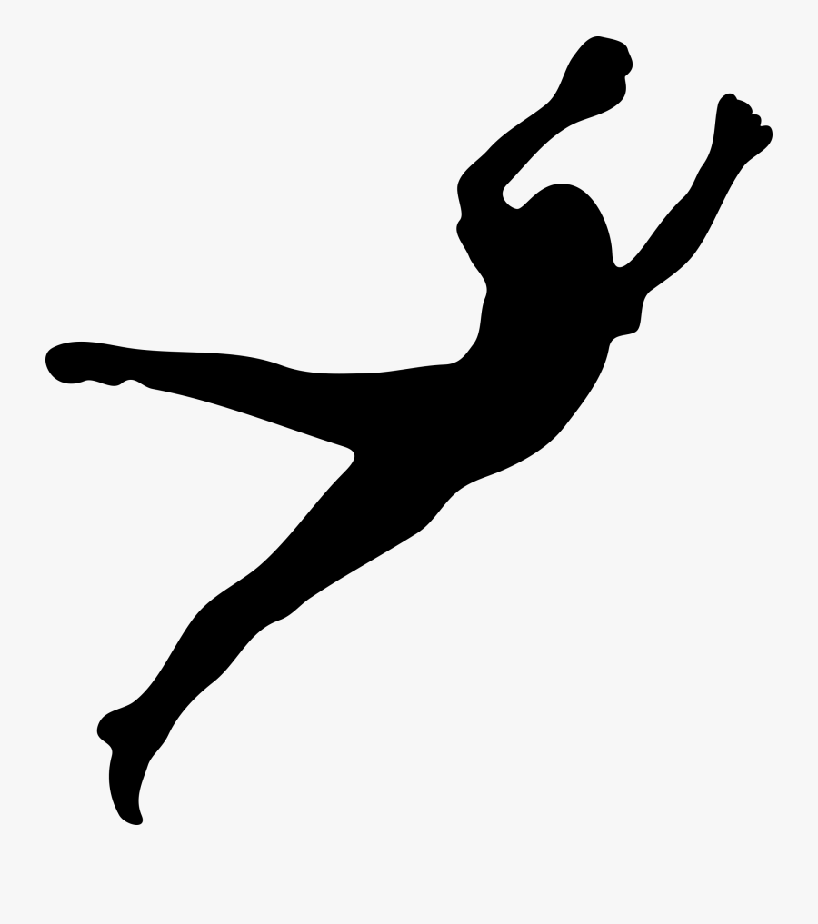 Cliparts For Free Download Football Clipart Goal Keeper - Silhouette Person Jumping Png, Transparent Clipart