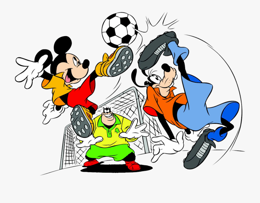 Mickey Mouse & Pals Clipart - Mickey Mouse Futbol Png, Transparent Clipart