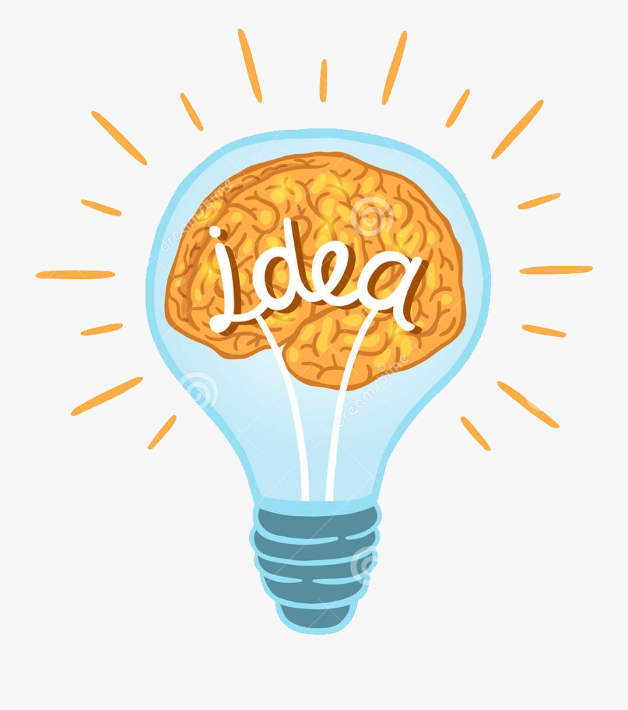 Clipart Wallpaper Blink - Light Bulb And Brain, Transparent Clipart