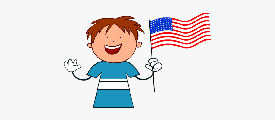 Clipart Memorial Day Flag - Cartoon, Transparent Clipart