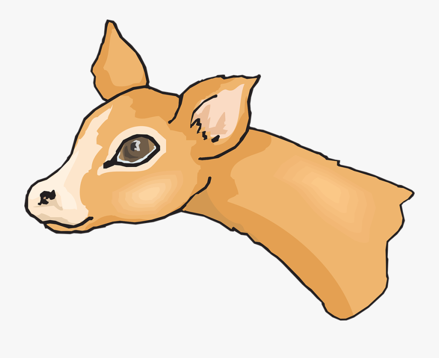 Stag Clipart - Deer Eyes Clipart, Transparent Clipart