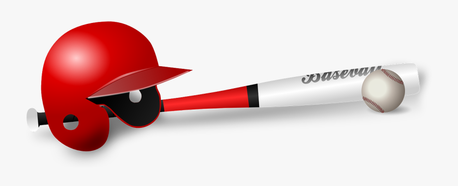 Baseball Baseball Bat Ball Bat Png Image - Baseball Bat And Helmet, Transparent Clipart