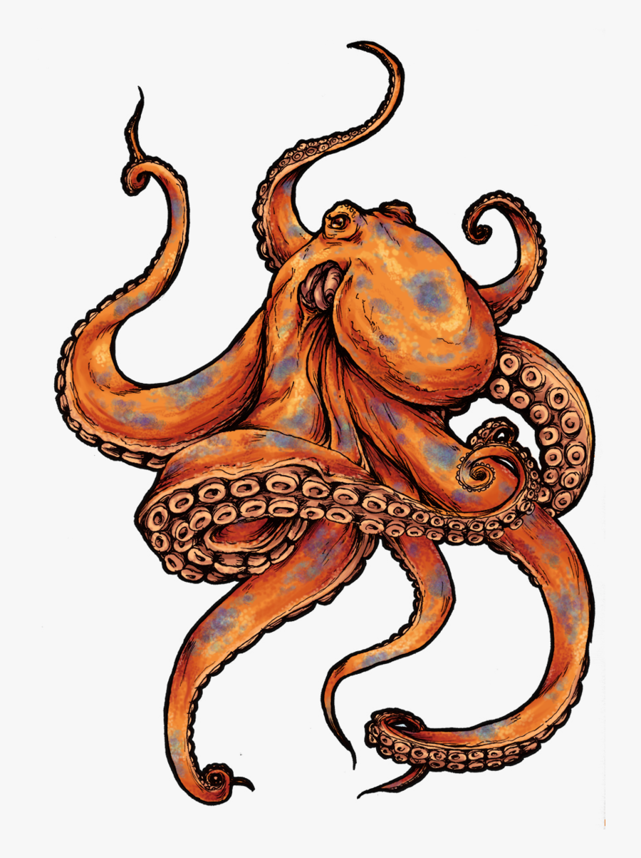 Tattoos Designs And Pictures - Octopus Drummer, Transparent Clipart