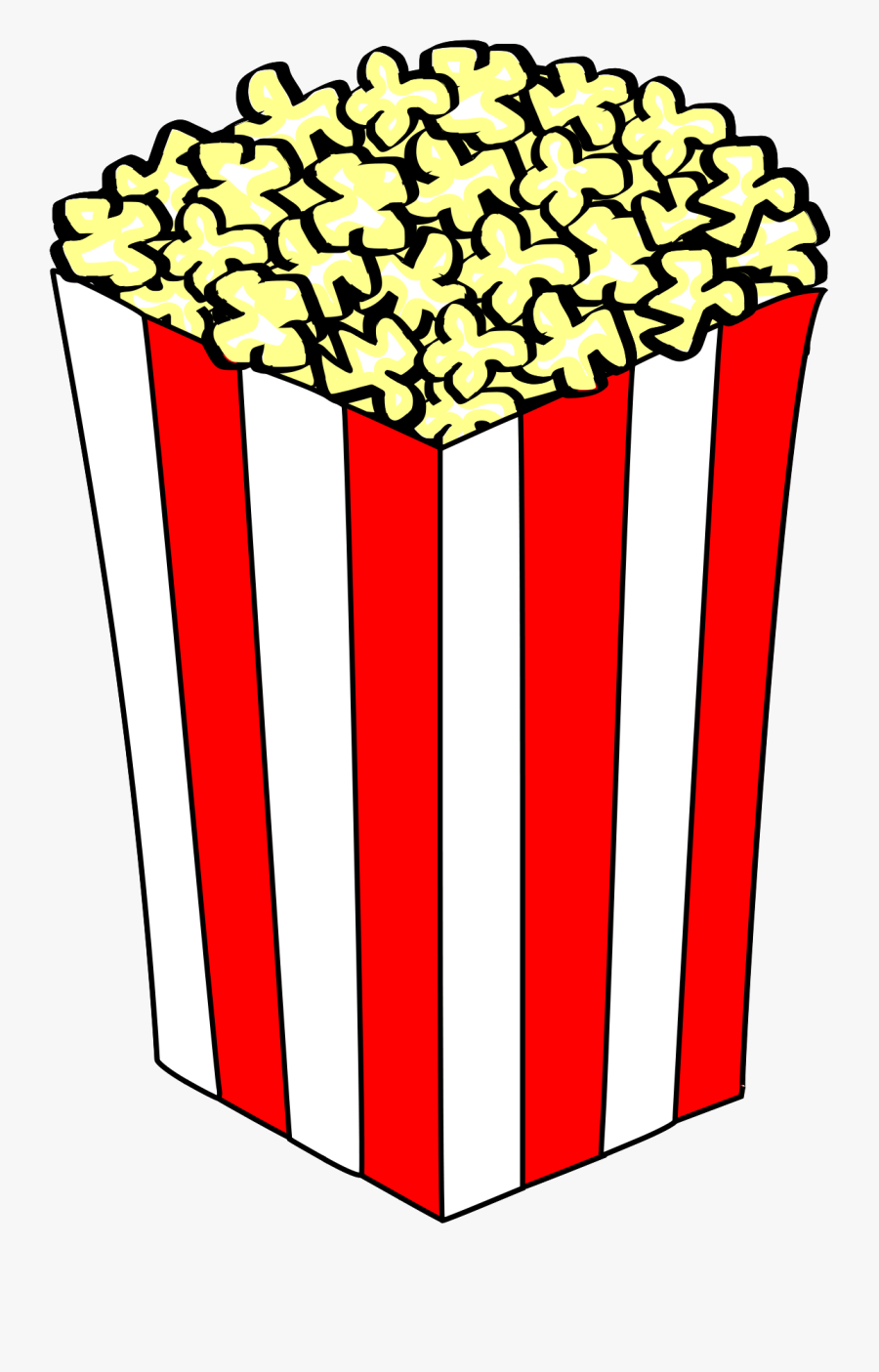 Transparent Movies Clipart - Popcorn Clipart, Transparent Clipart
