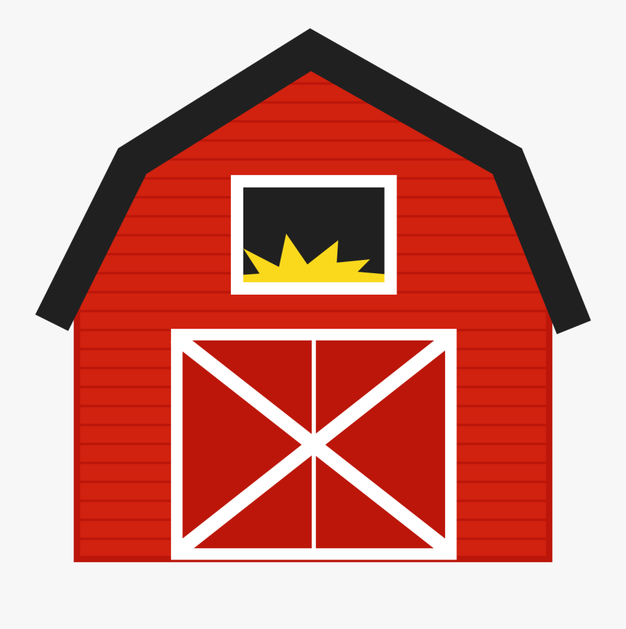 Barn - Clip - Art - Farmhouse Clipart, Transparent Clipart