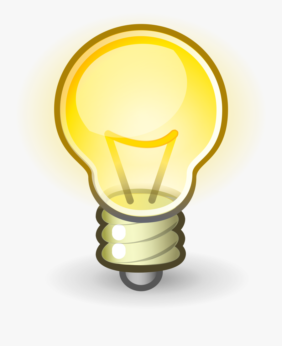 Lightbulb Clipart Dim - Light Bulb Icon, Transparent Clipart