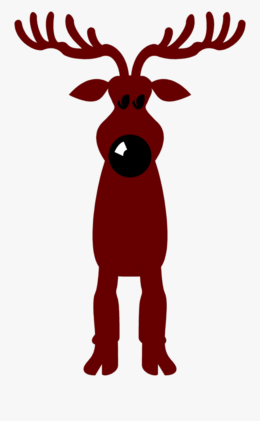 Deer Clipart Nose - Rudolph The Red Nosed Reindeer, Transparent Clipart