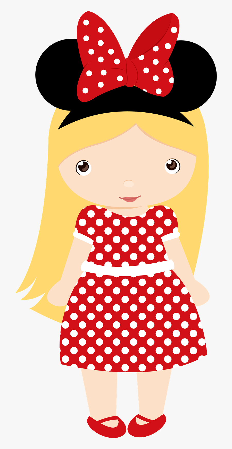 Mickey Craft, Disney Clipart, Minnie Mouse Pink, Minnie - Menina Minnie Rosa Png, Transparent Clipart