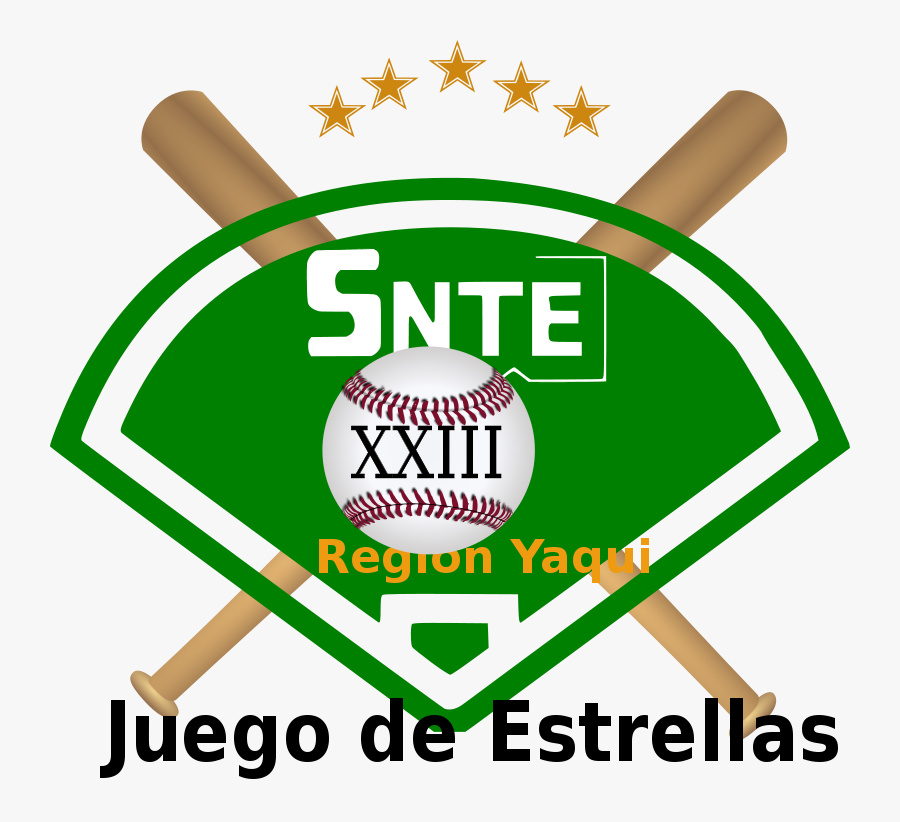 Clipart Cross Bat - Baseball Campo De Juego Vector, Transparent Clipart