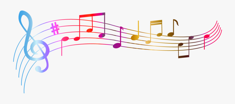 Transparent Colorful Notes Png Clipart Picture - Colorful Music Notes Clipart, Transparent Clipart