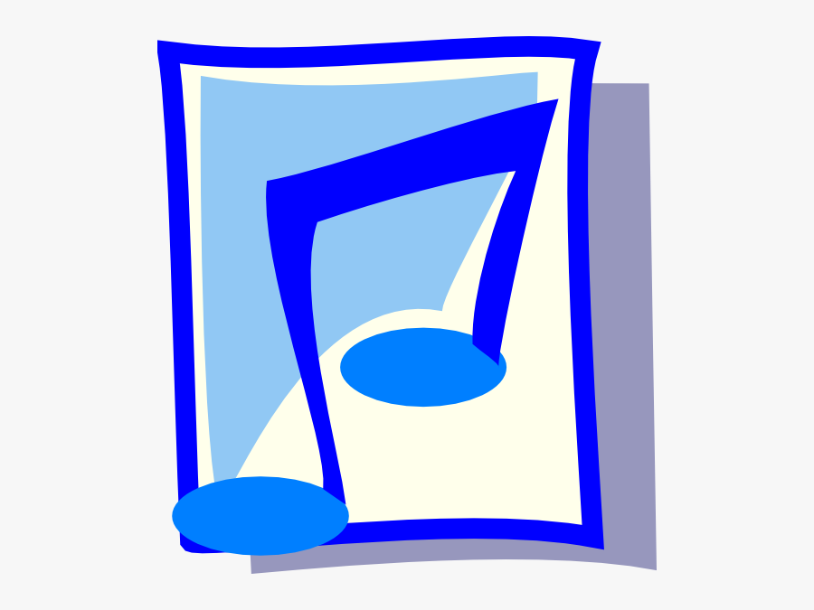 Music Note Png, Svg Clip Art For Web - Signo De Musica Azul, Transparent Clipart