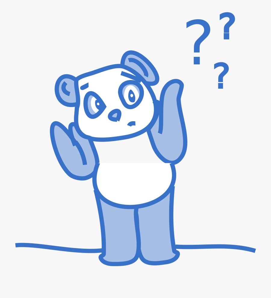 Microsoft Thinking Cliparts - Confused Clip Art, Transparent Clipart