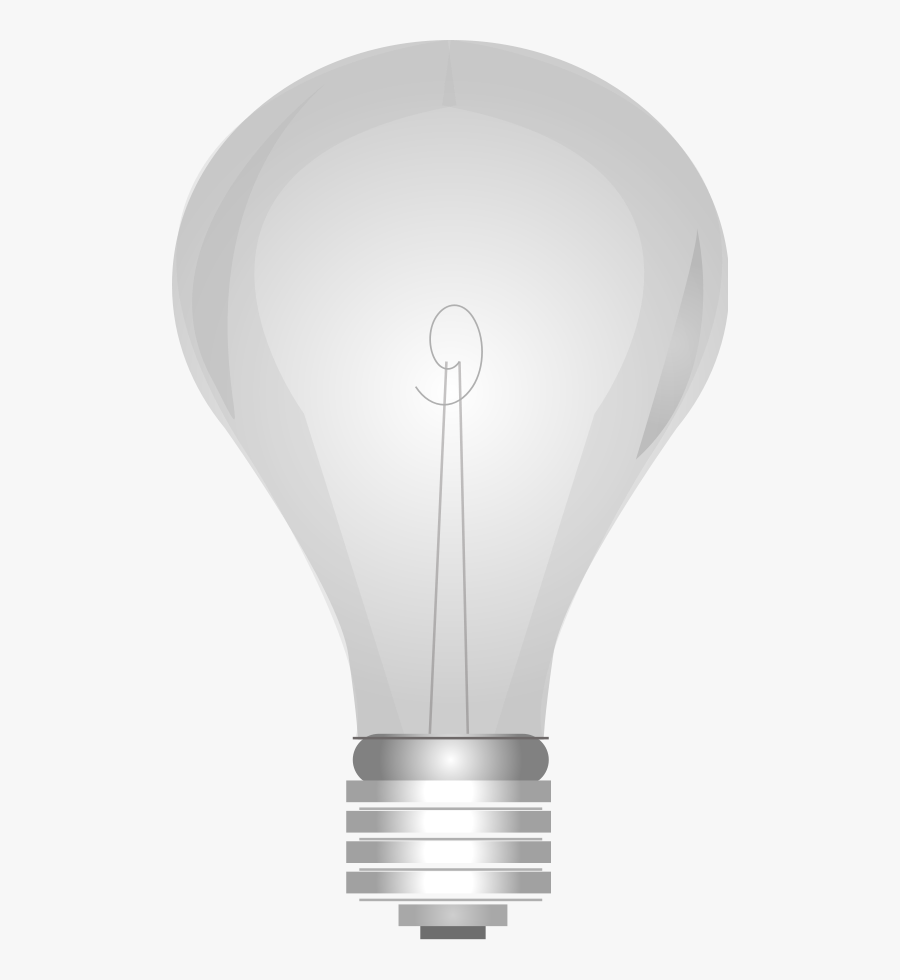 Lightbulb Clipart, Vector Clip Art Online, Royalty - Light Bulb On And Off, Transparent Clipart