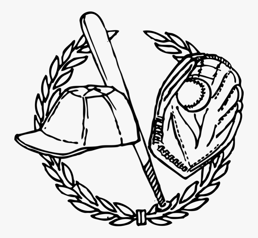 Art,monochrome Photography,beak - Baseball Clipart Black And White Free, Transparent Clipart