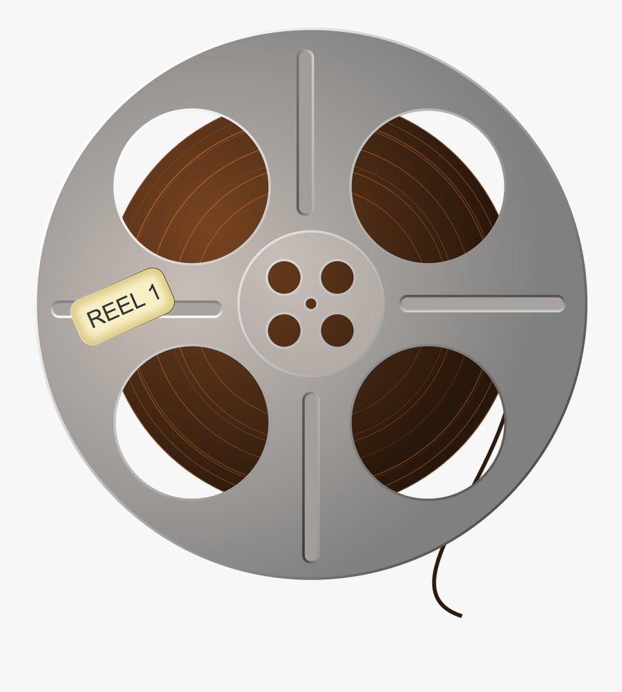 Movie Reel Film Reel Clipart Free Clipart Images - Reel To Reel Tape Png, Transparent Clipart