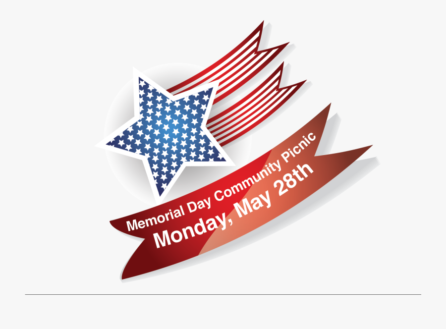 Usa Memorial Day Png Image File - Flag Of The United States, Transparent Clipart