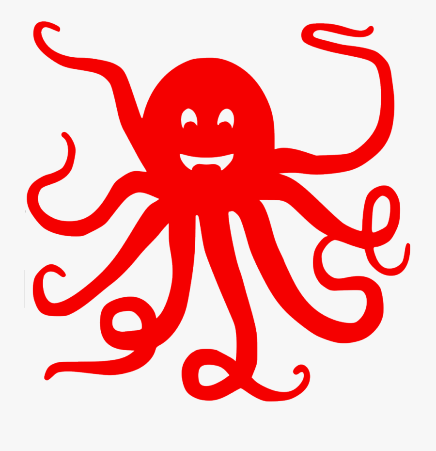 Octopus Line - Octopus - Octopus, Transparent Clipart