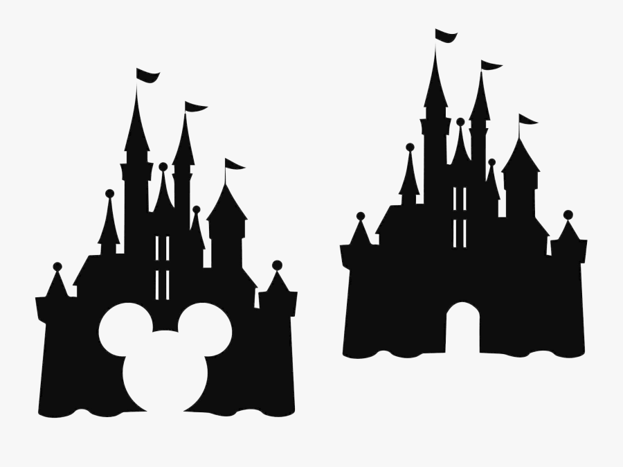 Cinderella Castle Disney Clipart Transparent Png - Disney Castle Silhouette, Transparent Clipart