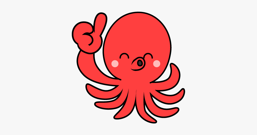 Clip Art Octopus Cartoon Characters - Cartoon Octopus, Transparent Clipart
