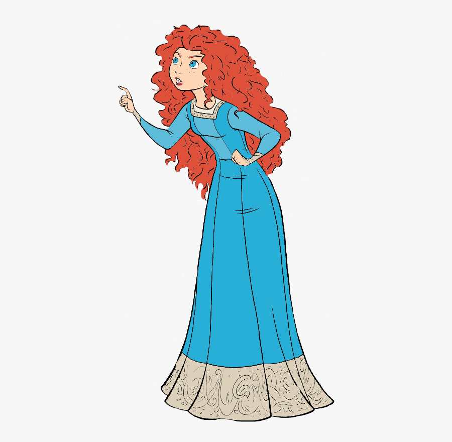 Disney Princess And Border Free Clipart - Disney Brave Merida Clipart, Transparent Clipart