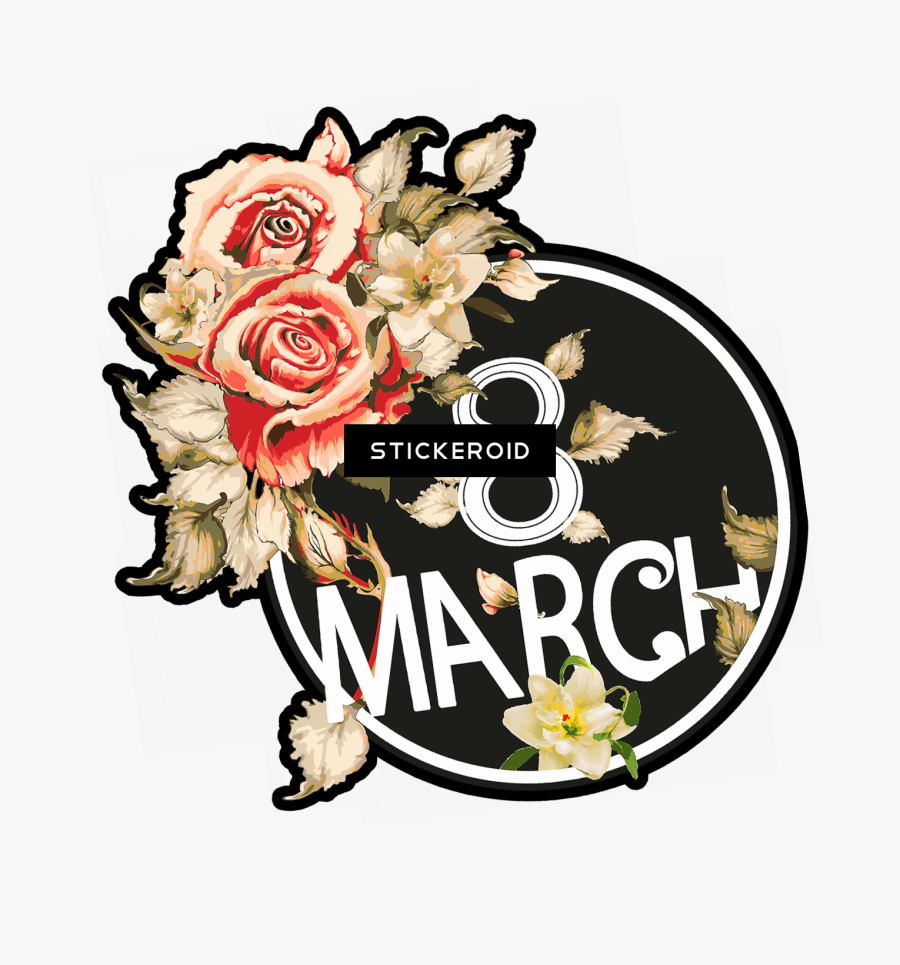 8 March Womday - Hybrid Tea Rose, Transparent Clipart