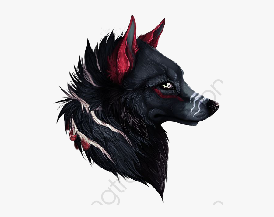 Wolf Avatar Png - Black Wolf Avatar, Transparent Clipart