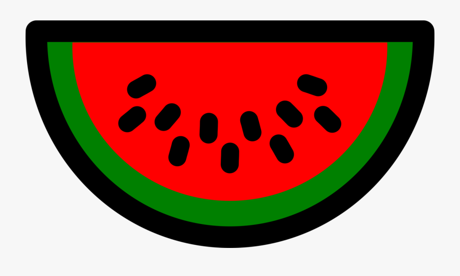Watermelon Clip Art For Kids - Perimeter And Area Circles, Transparent Clipart