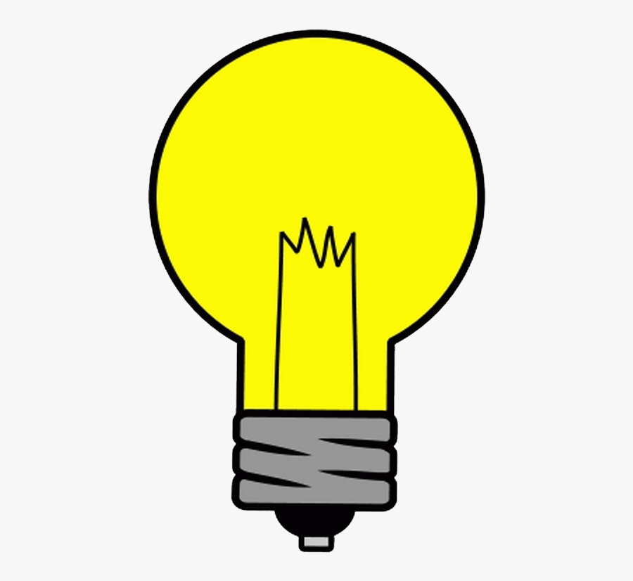 Incandescent Light Bulb Cartoon Drawing Clip Art - Cartoon Light Bulb Drawing, Transparent Clipart