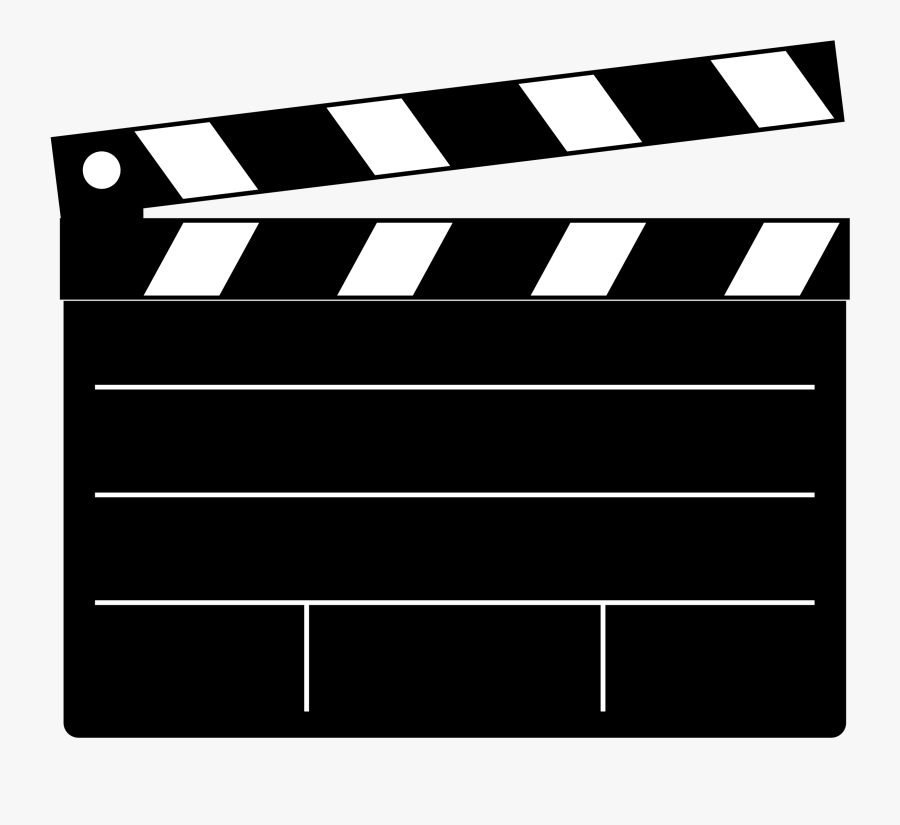 Clapper Board Clip Art - Clapper Board, Transparent Clipart