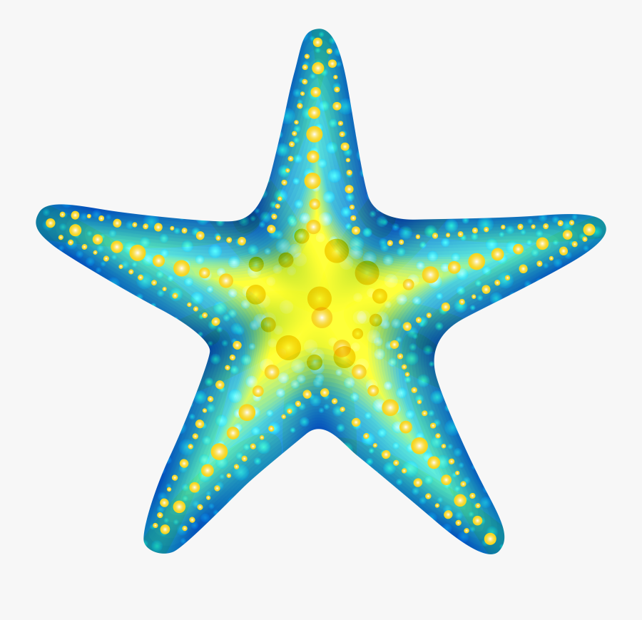 Blue Starfish Png Clip Art - Starfish Clipart, Transparent Clipart