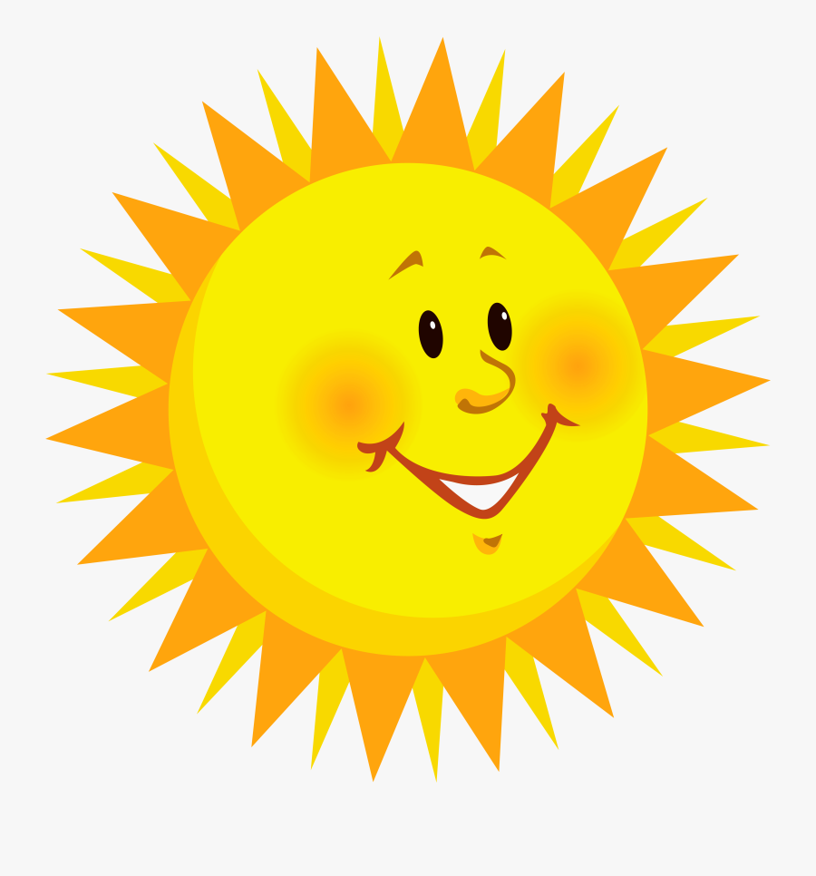 Transparent Smiling Sun Png Clipart Picture - Sun Clip Art, Transparent Clipart