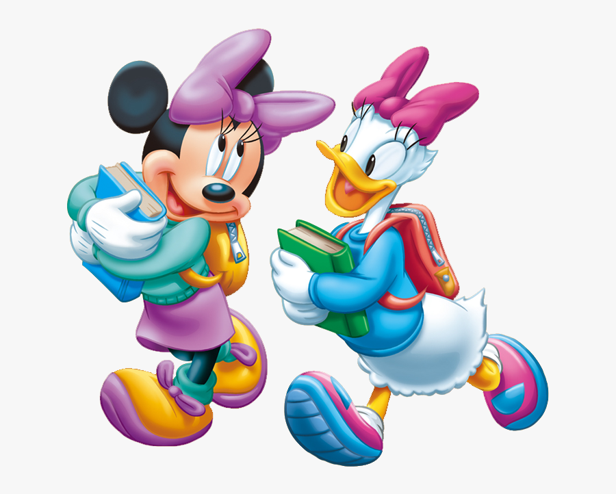 Transparent School Clipart - Mickey Mouse Going To School, Transparent Clipart