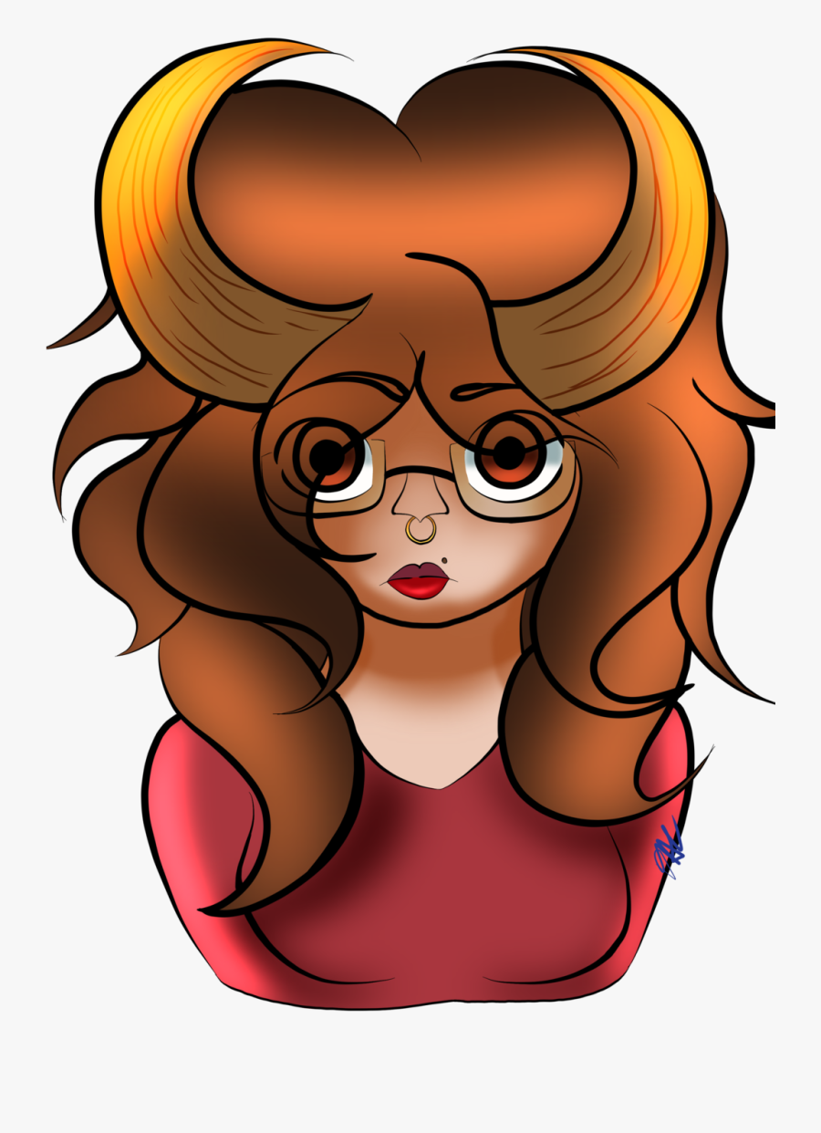 Angel Clipart Brown Hair - Cartoon, Transparent Clipart