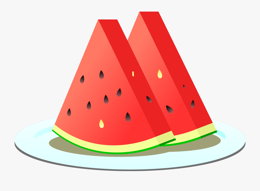 Sensational Design Watermelon Slice Clipart Slices - Watermelon Slices Clipart, Transparent Clipart