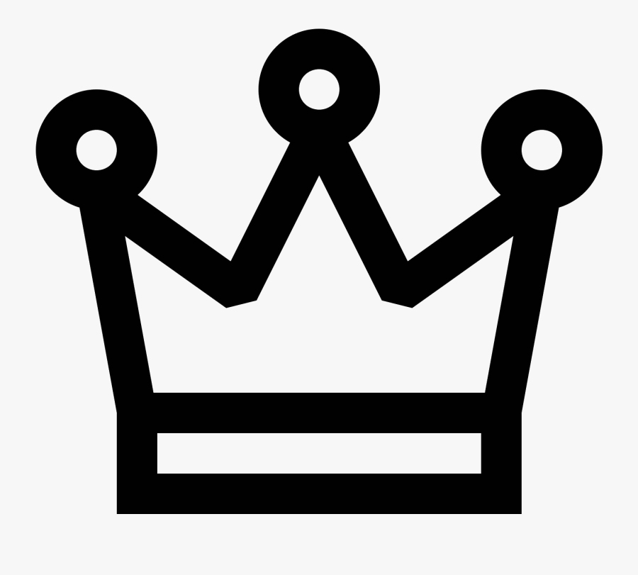 Black And White Crown Clipart, Transparent Clipart