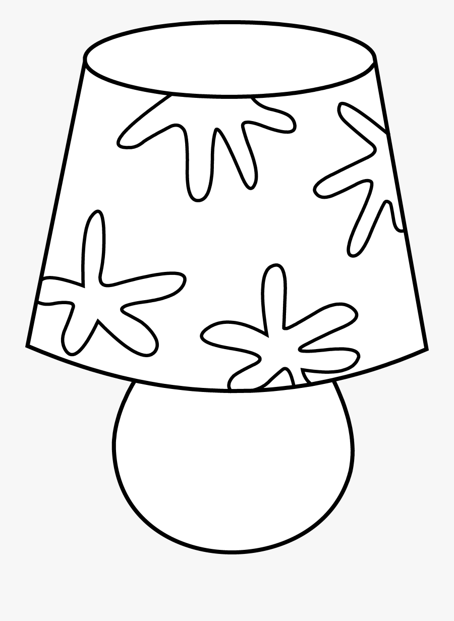 Light Bulb Clip Art Cmsalmon - Table Lamp Drawing With Design, Transparent Clipart