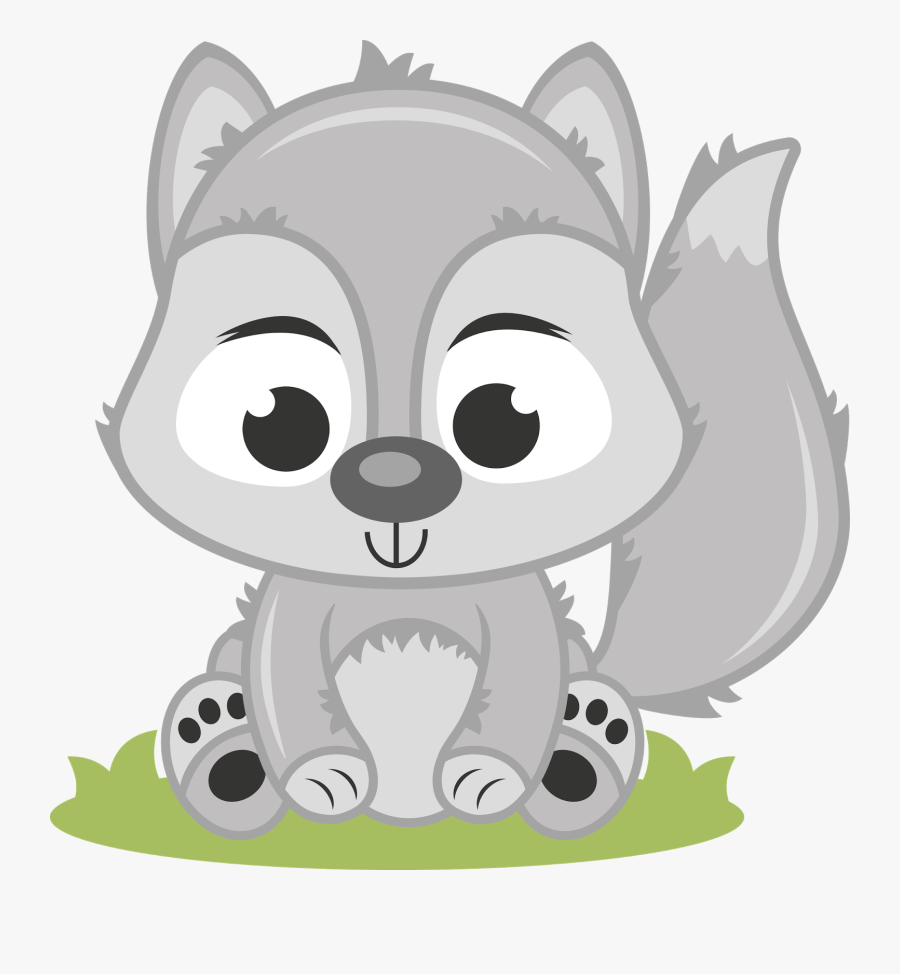 Cute Wolf Clipart Png - Wolf Cute Clipart, Transparent Clipart