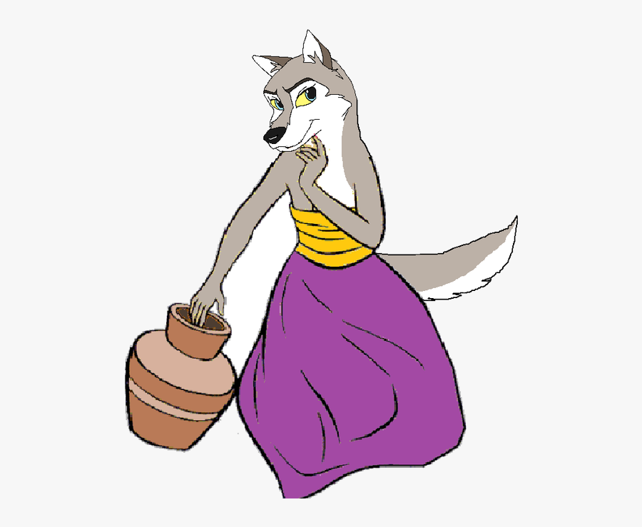 Wolf Clipart At Free For Personal Use Transparent Png - Female Wolf Cartoon, Transparent Clipart