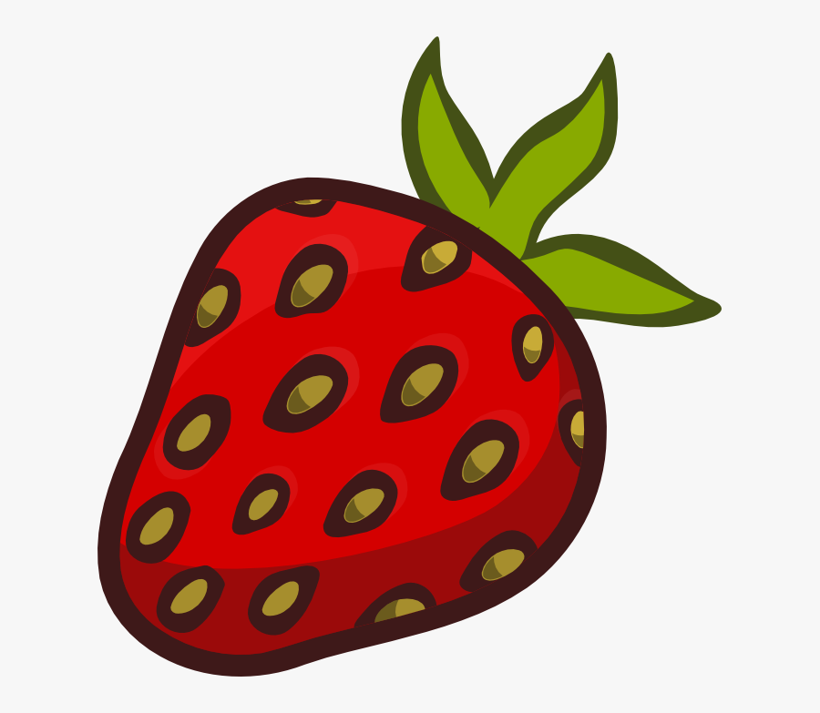 Strawberry Clipart Strawberry Fruit Clip Art Clipartandscrap - Fruits Cartoon Images Png, Transparent Clipart