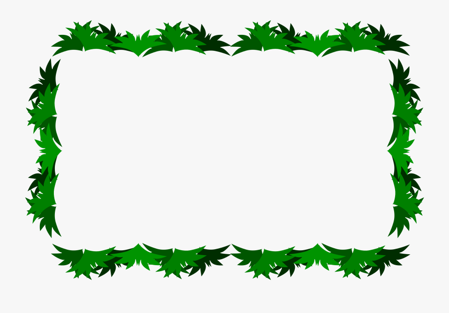 Free Clip Art Memorial Day - Green Frame, Transparent Clipart
