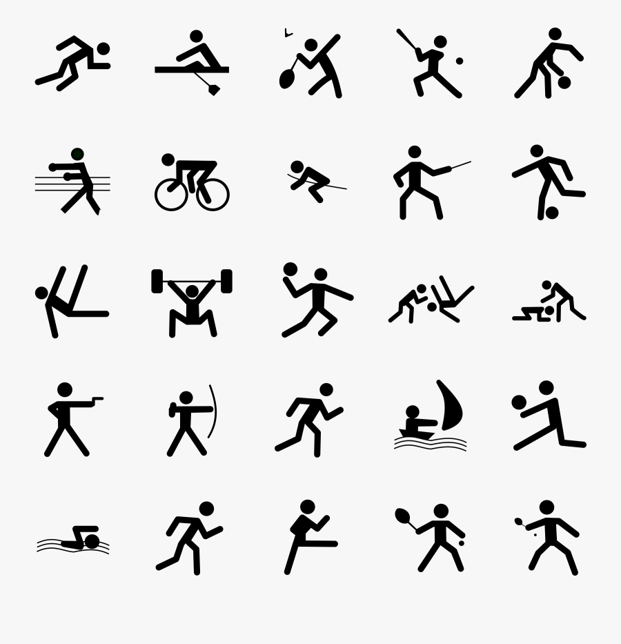 Olympic Sports Symbol, Transparent Clipart