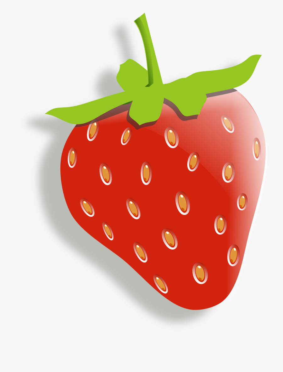 Cartoon Strawberry, Transparent Clipart