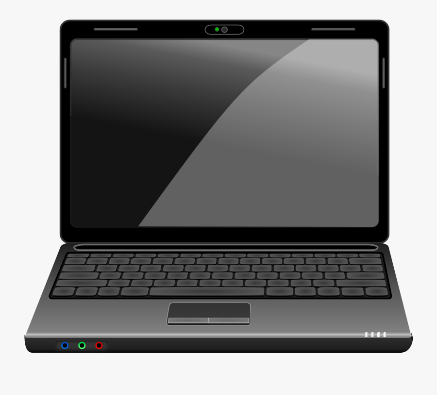 Email And Laptop Clipart - Black Laptop Clipart, Transparent Clipart