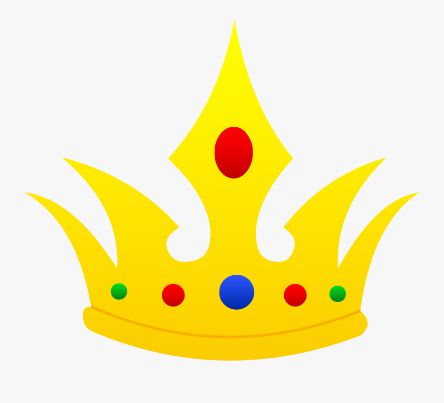 Riches - Clipart - Cartoon King Crown Transparent, Transparent Clipart