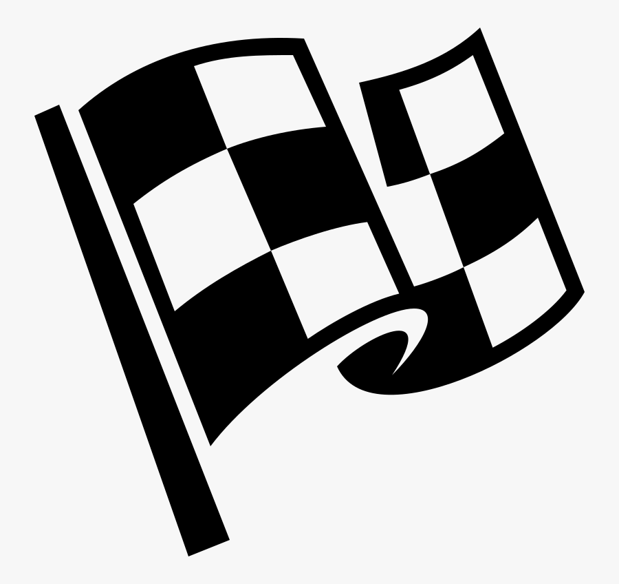 Clip Art Race Car Flags Image - Checkered Flag Clipart, Transparent Clipart