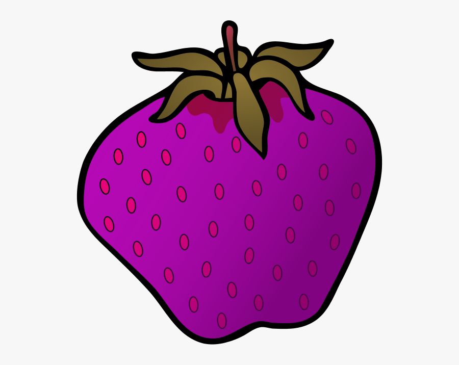 Variation - Clipart - Cartoon Strawberry, Transparent Clipart