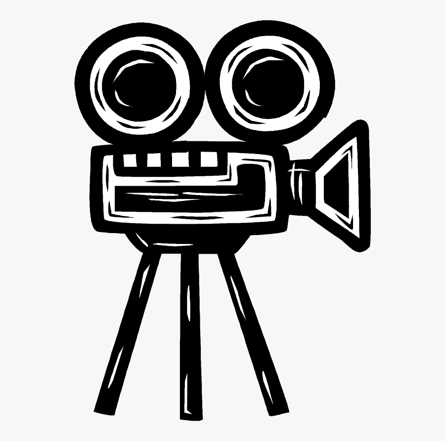 Collection Of Cinema - Old Film Camera Drawing, Transparent Clipart