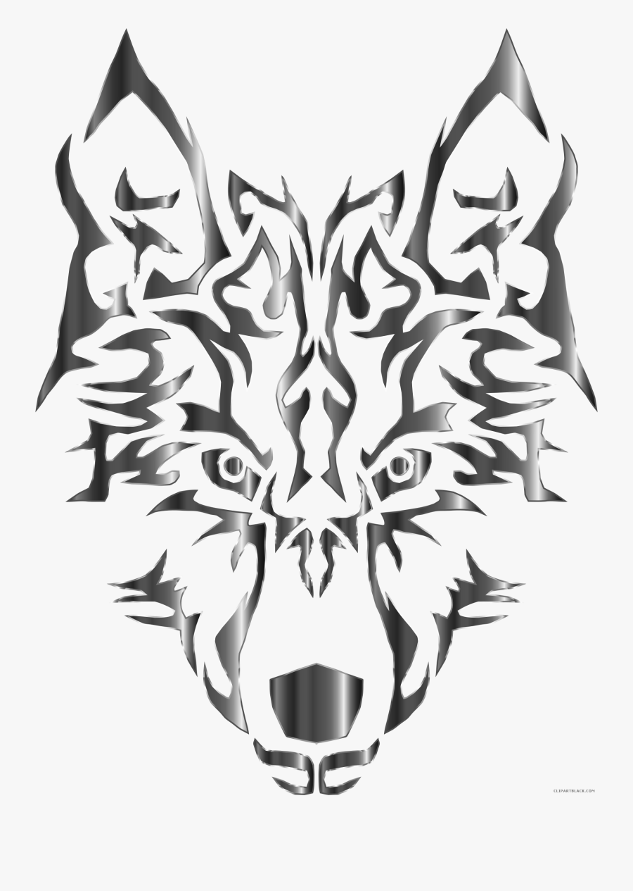 Chromatic Animal Free Black White Images Clipartblack - Wolf Head Transparent Background, Transparent Clipart