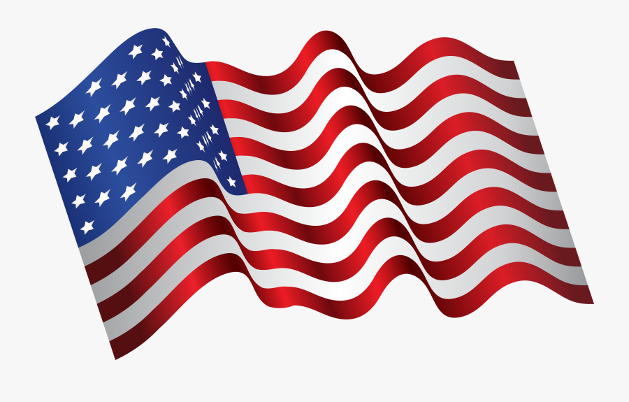 Waving Download Free Clipart - American Waving Flag, Transparent Clipart