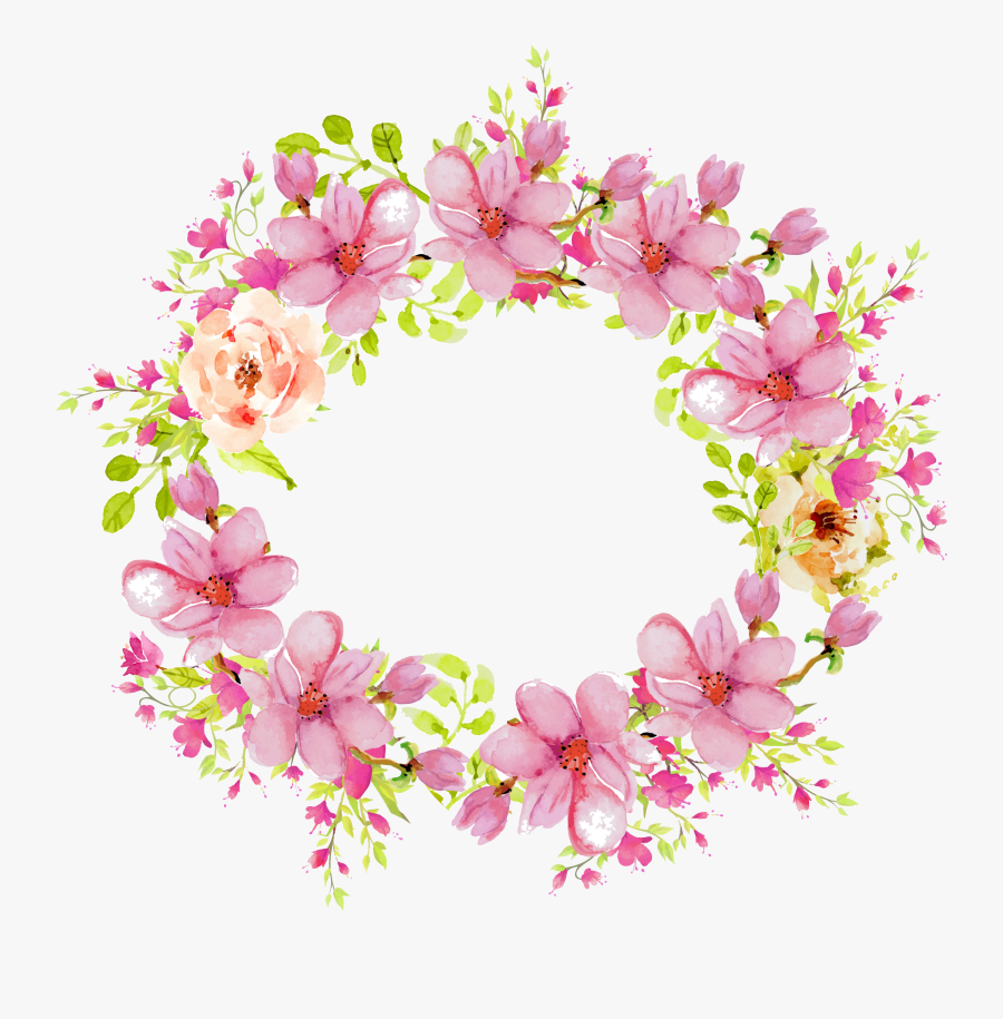 Transparent Rose Clip Art - Flower Ring Png Free Download, Transparent Clipart